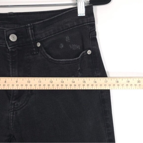 Abercrombie & Fitch Men’s Skinny Advanced Stretch Jeans Distressed Black 29x30 - Picture 5 of 14